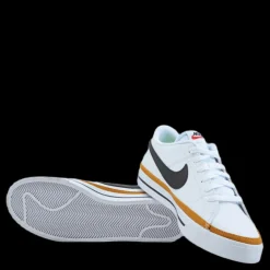 Best Nike Court Legacy Next Nature Women's Shoes WHITE/BLACK-DESERT OCHRE-TEAM ORANGE Vit