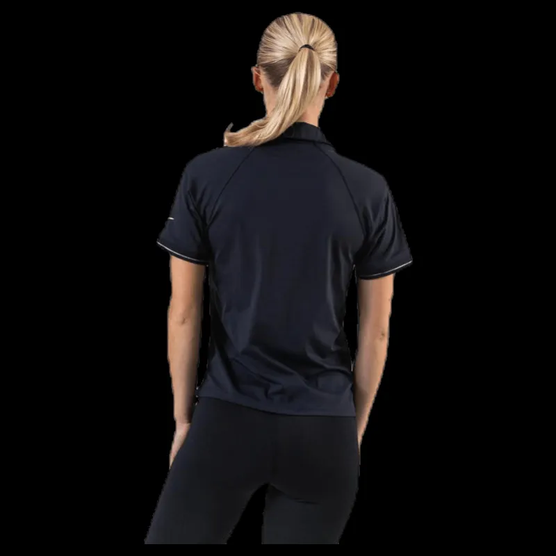 Clearance Nike Court Polo White/Black Svart
