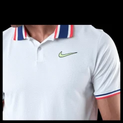 Sale Nike Court Slam Polo White/Green Vit