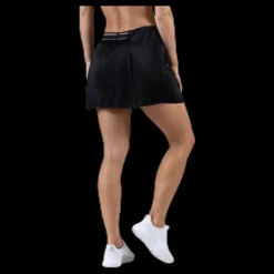 Best Nike Court Slam Victory Skirt Black Svart