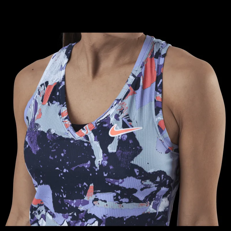 Clearance Nike Court Victory Tank Patterned Flerfärgad