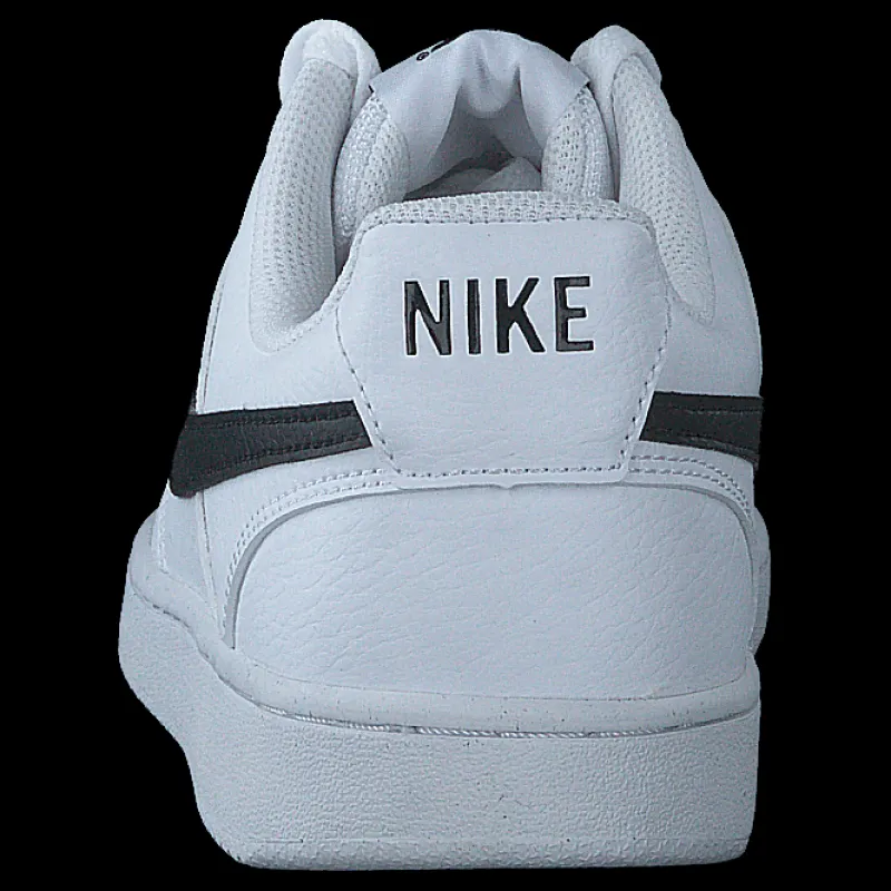 Best Nike Court Vision Low Next Nature Women's Shoes WHITE/BLACK-WHITE Blå