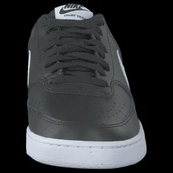 Online Nike Court Vision Low Women's Shoes BLACK/WHITE Grå