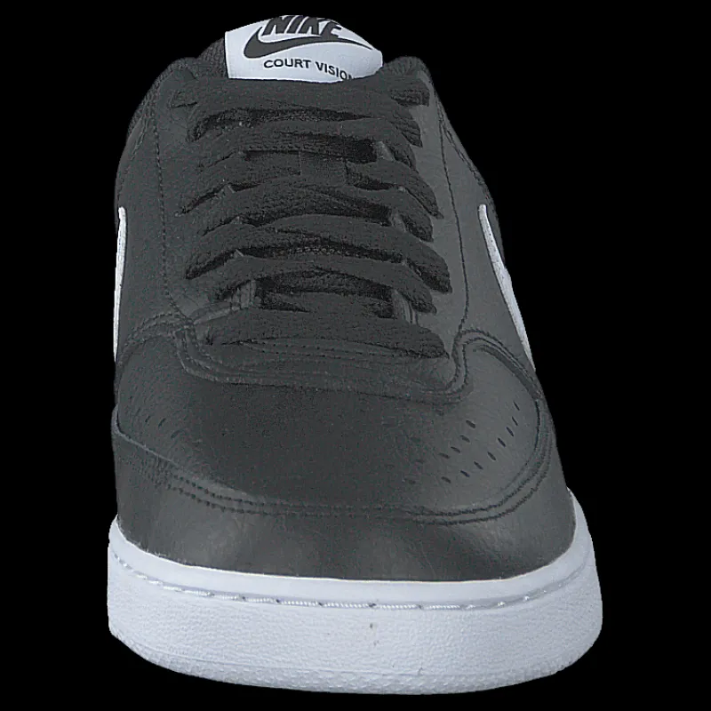 Online Nike Court Vision Low Women's Shoes BLACK/WHITE Grå
