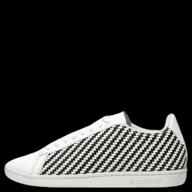Le Coq Sportif CourtsetT W Woven White/Black Vit och Svart Online