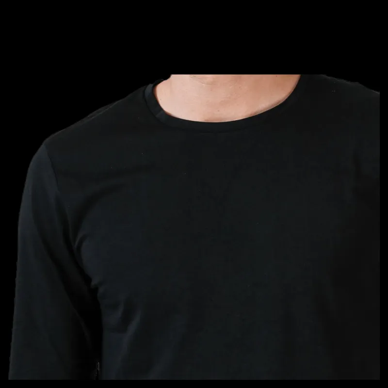 Bread & Boxers Crew Neck Longsleeve Black Svart