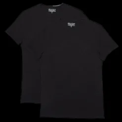 Sale Bread & Boxers Crew Neck 2-Pack Svart