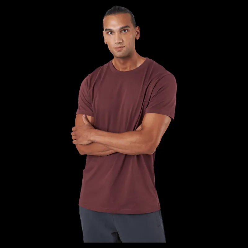 Best Bread & Boxers Crew Neck Regular Burgundy Röd