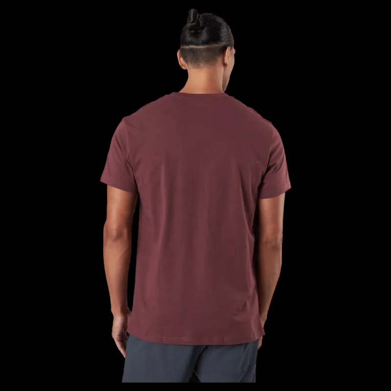 Best Bread & Boxers Crew Neck Regular Burgundy Röd