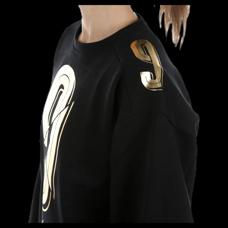 Puma Crew Sweat Black Svart Outlet