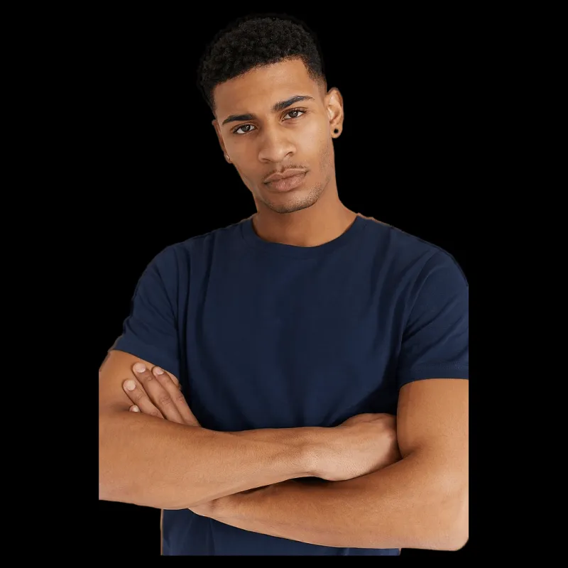 Sale Bread & Boxers Crew-neck Regular Blå