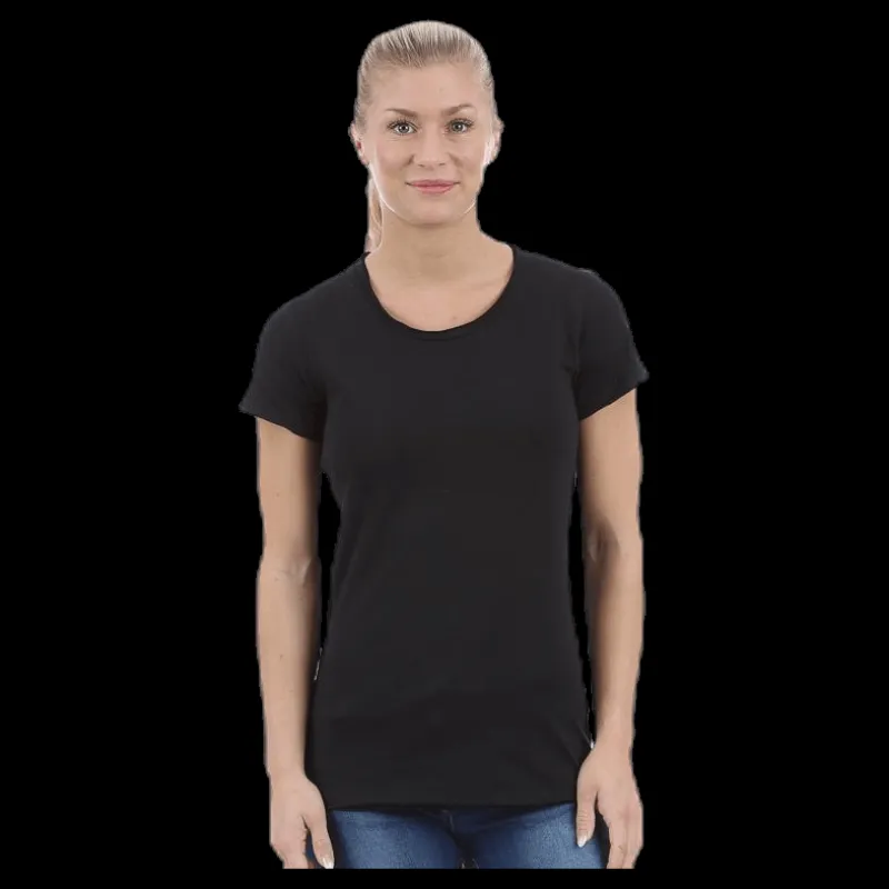 Bread & Boxers Crew-Neck Relaxed Black Svart Discount
