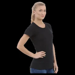 Bread & Boxers Crew-Neck Relaxed Black Svart Discount