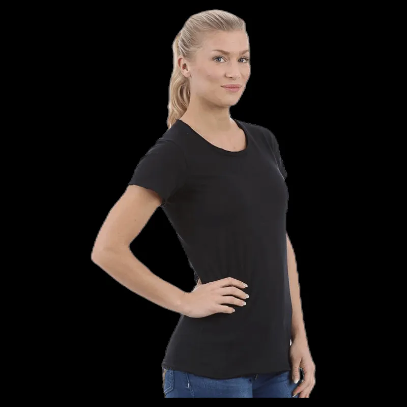 Bread & Boxers Crew-Neck Relaxed Black Svart Discount