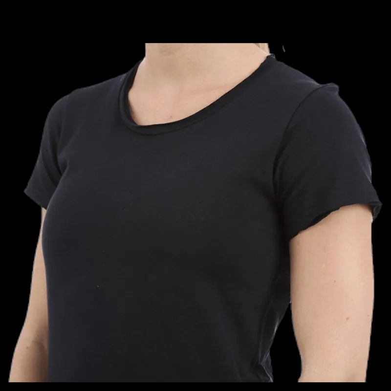 Bread & Boxers Crew-Neck Relaxed Black Svart Discount