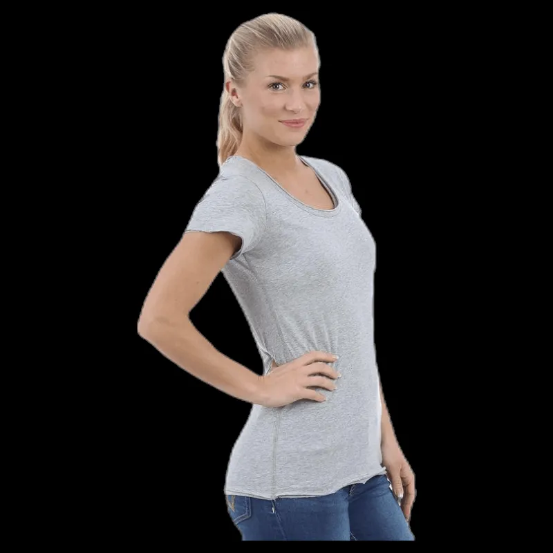 New Bread & Boxers Crew-Neck Relaxed Grey Grå