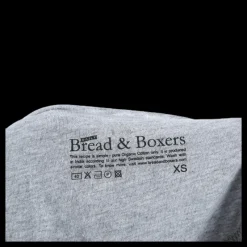 New Bread & Boxers Crew-Neck Relaxed Grey Grå