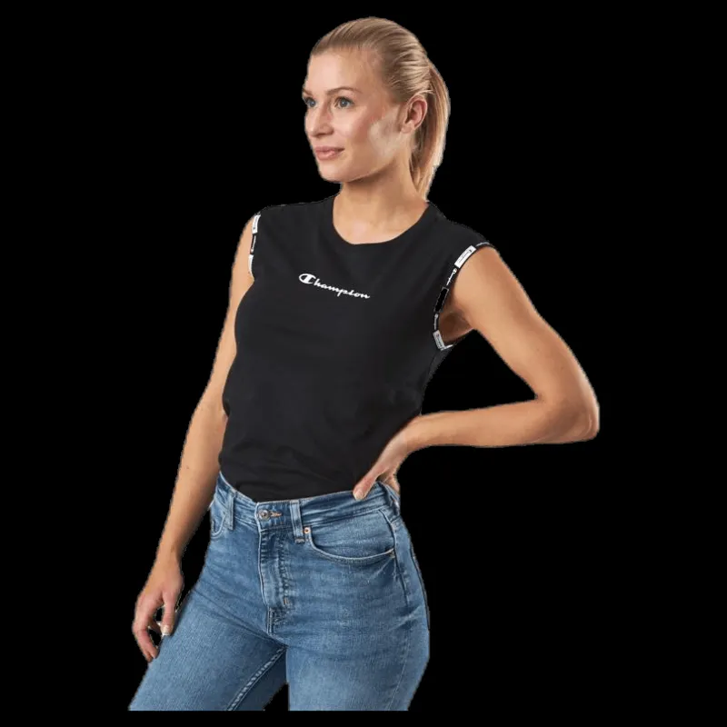 Champion Crewneck Sleeveless T-Shirt Black Svart Online