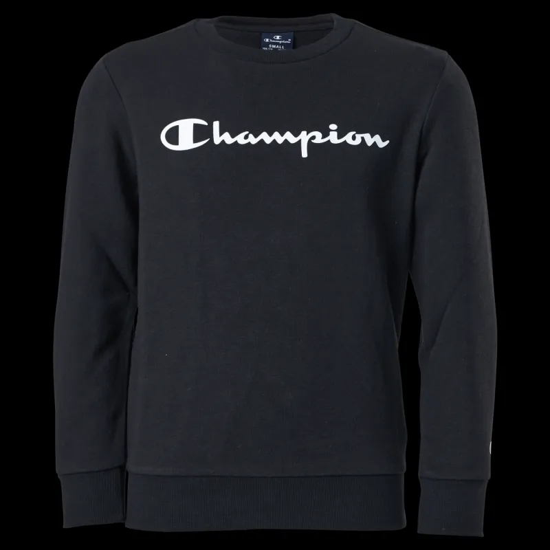 Discount Champion Crewneck Sweatshirt Black Beauty Svart
