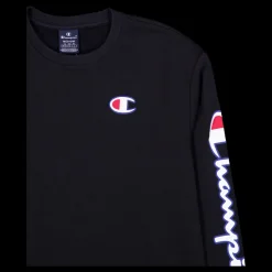 Champion Crewneck Sweatshirt Black Beauty Svart Discount