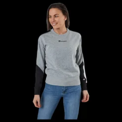 Champion Crewneck Sweatshirt Grey Grå Clearance