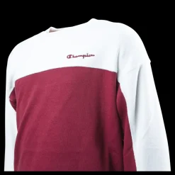 Best Champion Crewneck Sweatshirt Jr Pink/White Rosa och Vit