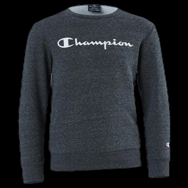 Champion Crewneck Sweatshirt Junior Grey Grå Sale