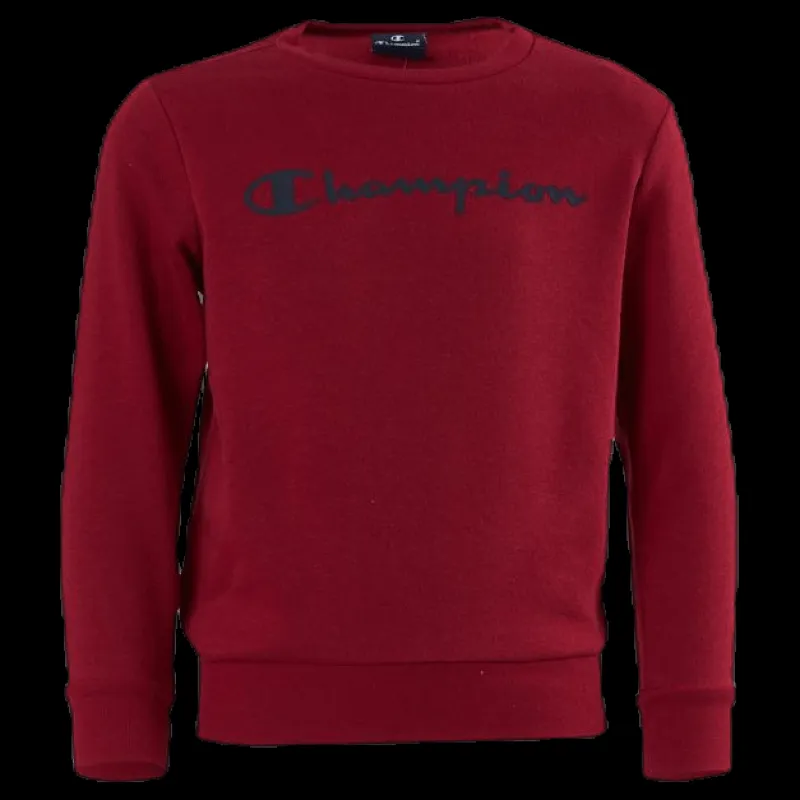 Champion Crewneck Sweatshirt Junior Red Röd