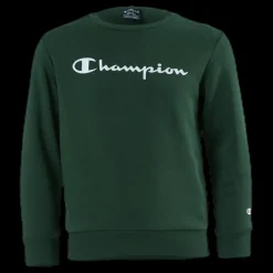 Clearance Champion Crewneck Sweatshirt Junior Green Grön