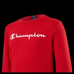 Champion Crewneck Sweatshirt Junior Red Röd Online