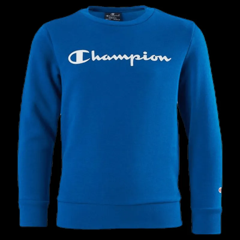 New Champion Crewneck Sweatshirt Junior Blue Blå