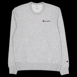 Champion Crewneck Sweatshirt New Oxford Grey Melange Grå Discount
