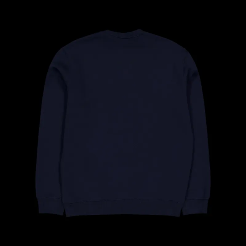Champion Crewneck Sweatshirt Sky Captain Svart Outlet
