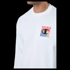 Champion Crewneck Sweatshirt White Vit New