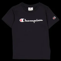 Champion Crewneck T-shirt Black Beauty Svart Outlet