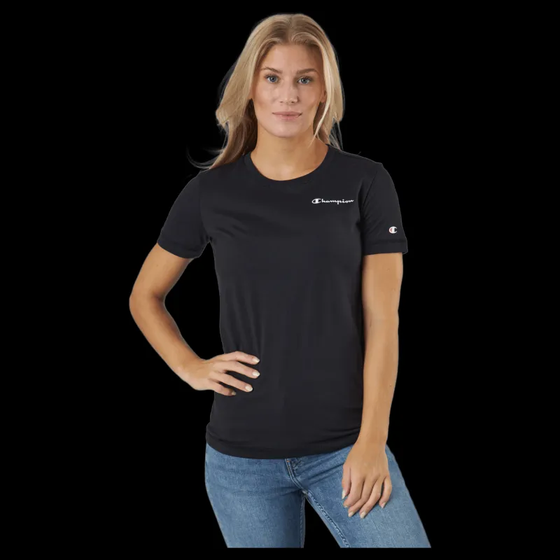 Champion Crewneck T-shirt Black Beauty Svart Clearance