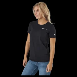 Champion Crewneck T-shirt Black Beauty Svart Clearance