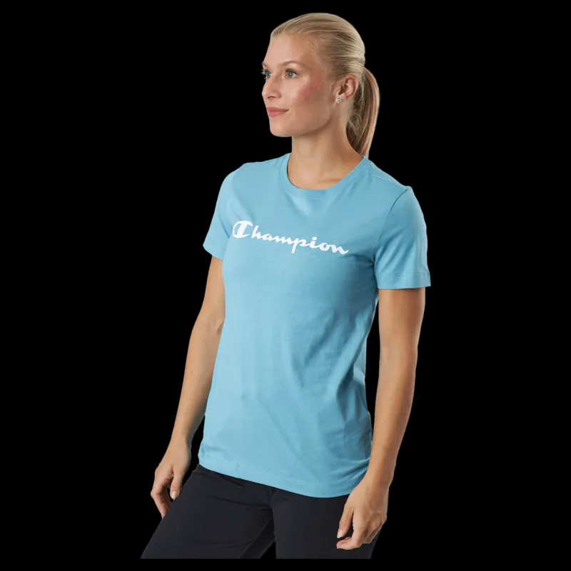 New Champion Crewneck T-shirt Bs157 Blå