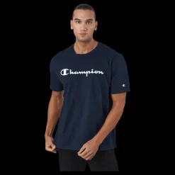Online Champion Crewneck T-shirt Bs501 Blå