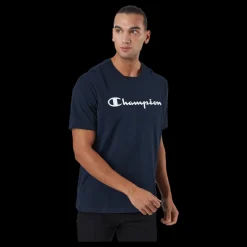 Online Champion Crewneck T-shirt Bs501 Blå