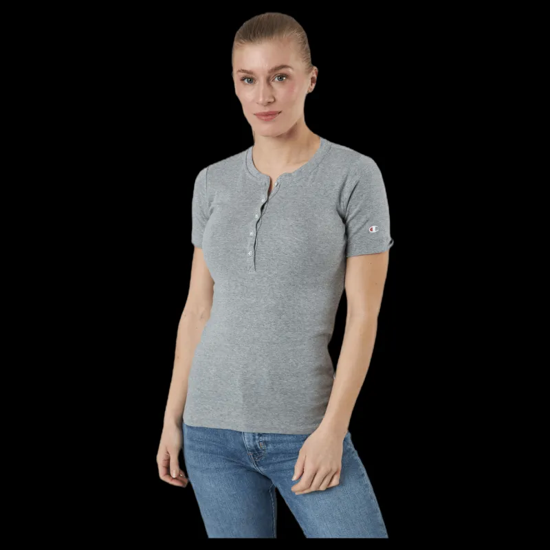 Champion Crewneck T-Shirt Grey Grå New