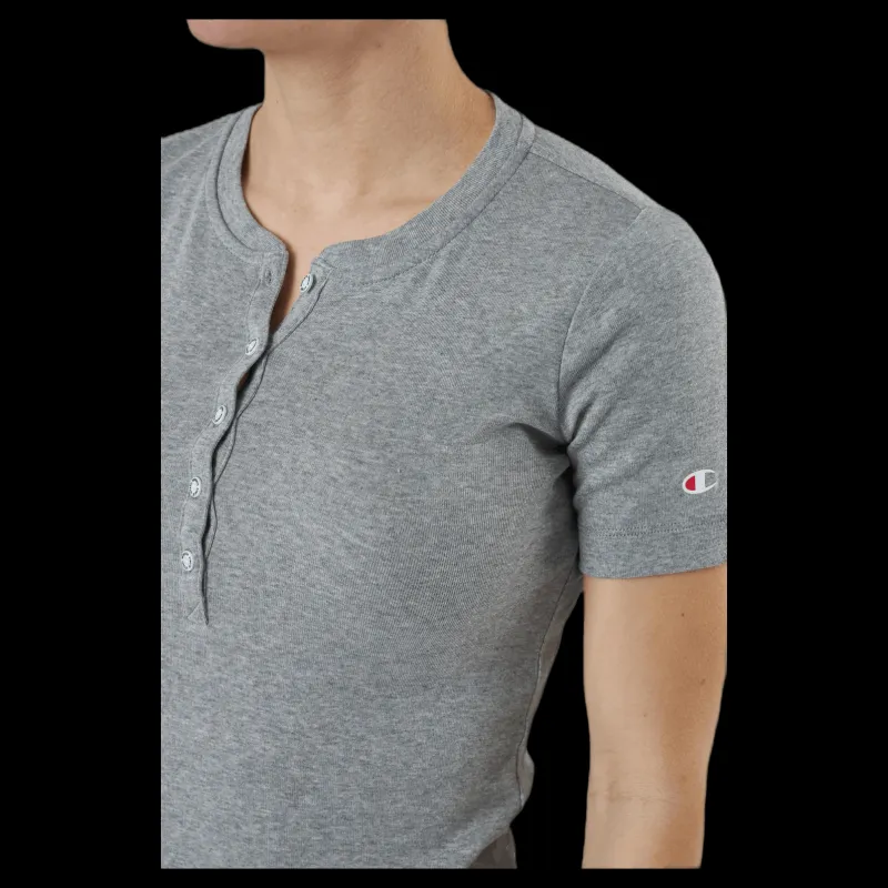 Champion Crewneck T-Shirt Grey Grå New