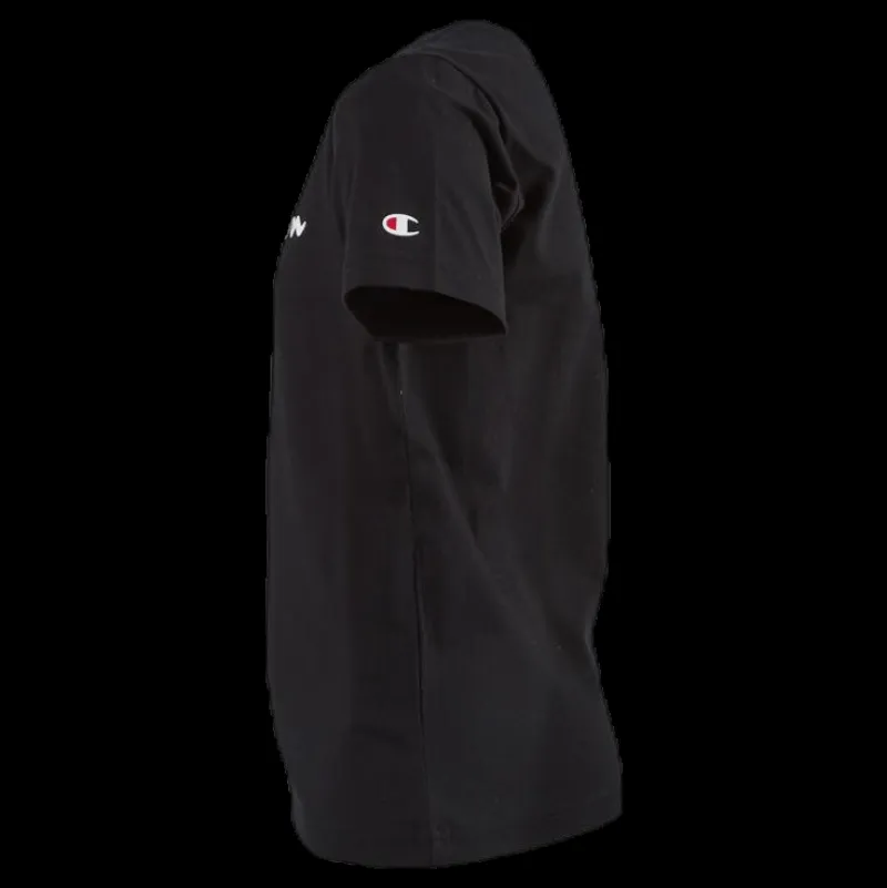 New Champion Crewneck T-Shirt Junior Black Svart