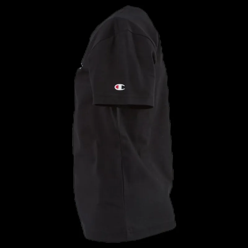 New Champion Crewneck T-Shirt Junior Black Svart