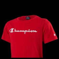 Champion Crewneck T-Shirt Junior Red Röd Outlet