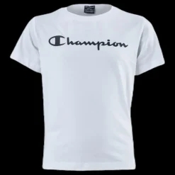 Champion Crewneck T-Shirt Junior White Vit Best
