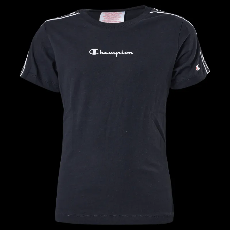 Champion Crewneck T-shirt Kk001 Svart Hot