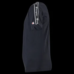 Champion Crewneck T-shirt Kk001 Svart Hot