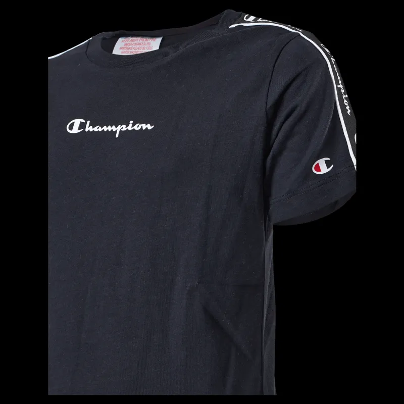 Champion Crewneck T-shirt Kk001 Svart Hot