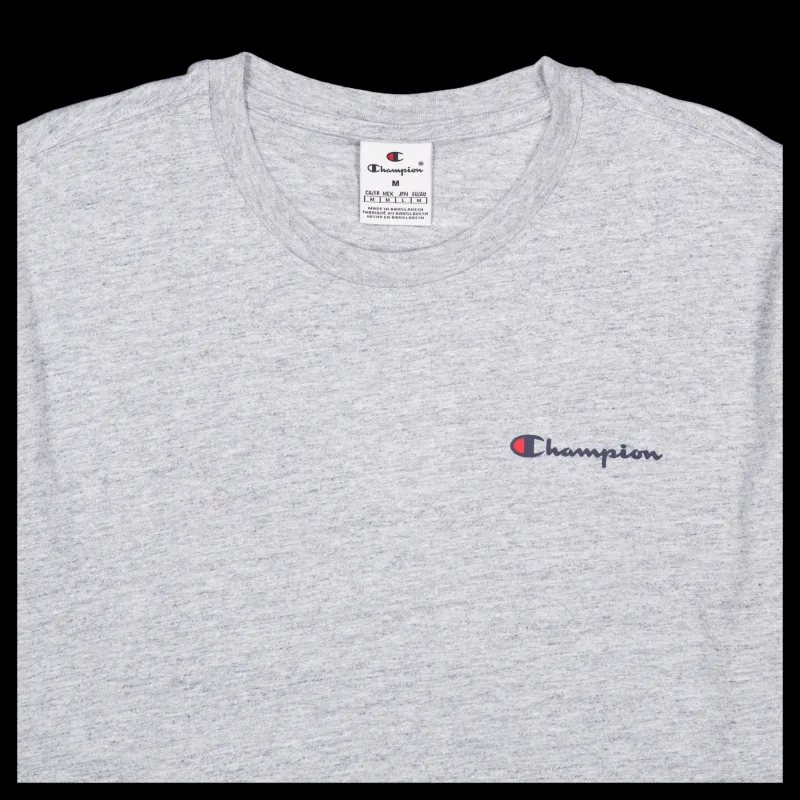 Champion Crewneck T-shirt New Oxford Grey Melange Grå Online